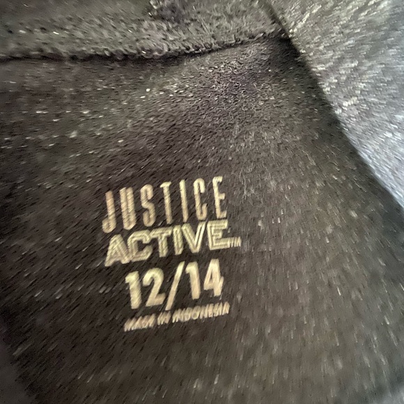 Gray hooded crop sweatshirt - Picture 3 of 3